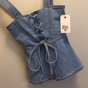 Billabong corset top M
